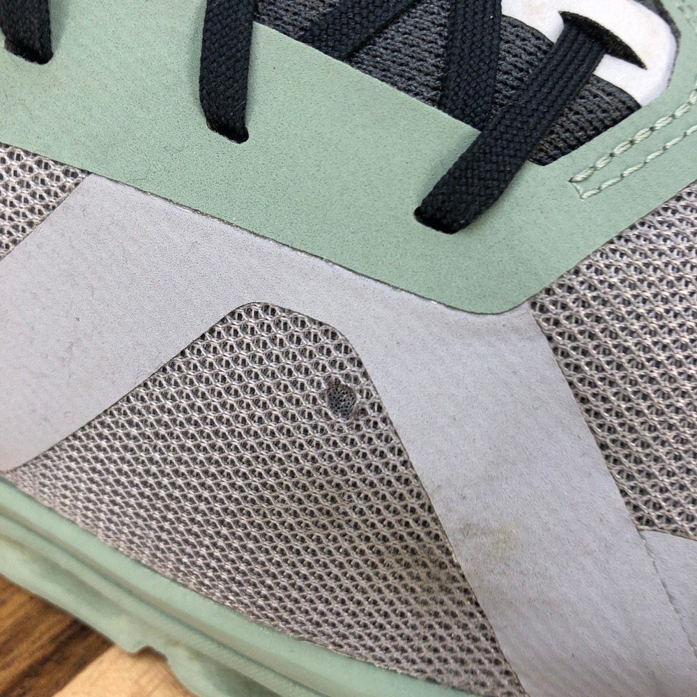 On Cloudrunner Running Shoes Mens Size 12.5 Gray Green Mesh Lightweight Cushion - Picture 2 of 9